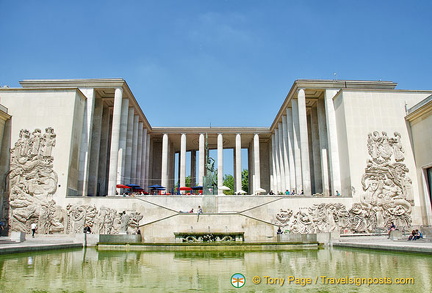 Legend of the Earth and Legend of the Sea reliefs by Alfred Janniot